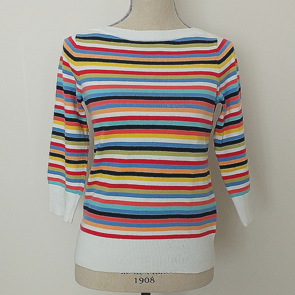 Talbot Striped Sweater Size Petite
